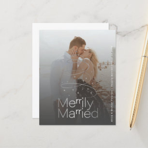 Papier Budget Noël mariage faire-part