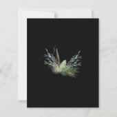 Papier Budget Noël moderne ouverture maison invitation (Dos)