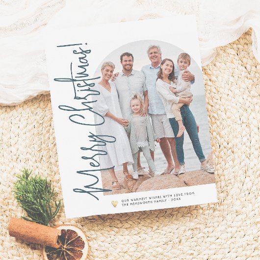 Papier Budget Noël Photo Arch & Gold Heart Holiday