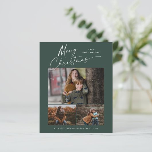 Papier Budget Noël Script 3 Photo (Debout devant)