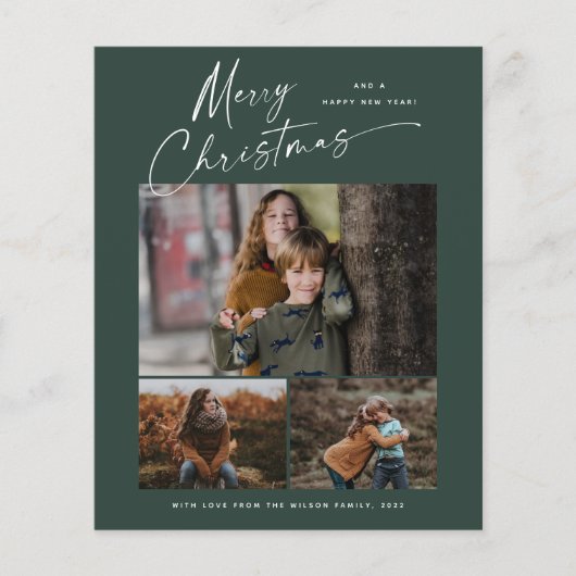 Papier Budget Noël Script 3 Photo (Devant)