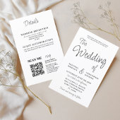 Papier Budget noir et blanc tout en un Mariage