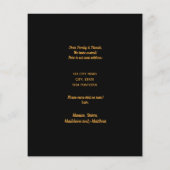 Papier Budget noir ville skyline ville or mobile faire-pa (Dos)