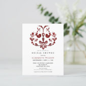 Papier Budget Nordique Birds Fête des mariées de Noël (Debout devant)