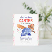 Papier Budget Notre Casque Petit Rookie Baseball Annivers (Debout devant)