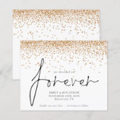 Papier Budget Nous Avons Décidé Pour Toujours Parties sci (Devant / Derrière)