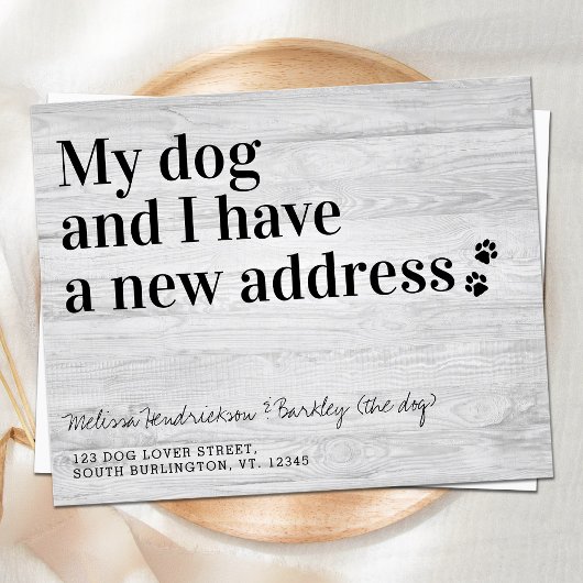 Papier Budget Nous Avons Déménagé Mon Chien Et Mon Animal