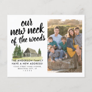 Papier Budget Nous avons déménagé Nouveau Cou Woods Photo