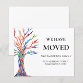 Papier Budget Nous avons déplacé Colorful Moving Faire-pa (Devant / Derrière)