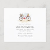 Papier Budget Nous avons déplacé Faire-part de déplacemen (Dos)