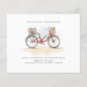 Papier Budget Nous avons déplacé Faire-part de déplacemen (Devant)