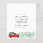 Papier Budget Nous avons déplacé le Faire-part de changem (Dos)