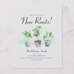 Papier Budget Nous avons déplacé les racines Boho Moving