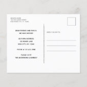 Papier Budget Nous avons déplacé une nouvelle adresse Pet (Dos)