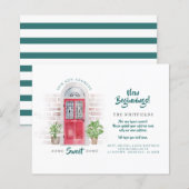 Papier Budget Nous avons déplacé une nouvelle adresse Por (Devant / Derrière)