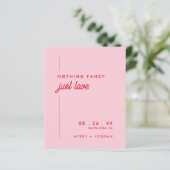 Papier Budget Nous Avons Elopé Rétro Elopement Mariage In (Debout devant)