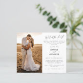 Papier Budget Nous Avons Lié Knot 2 Photo Post Mariage Ré (Debout devant)