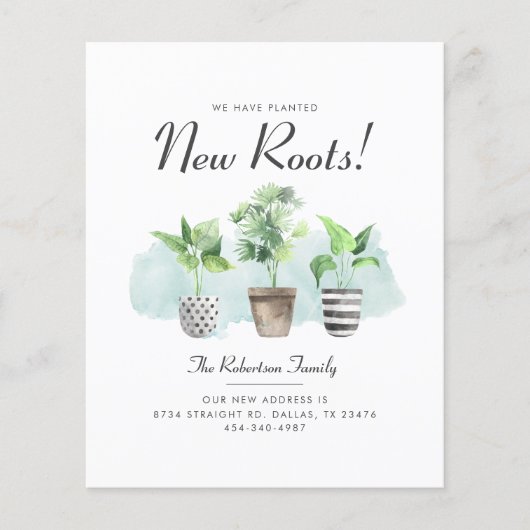 Papier Budget Nous avons planté de nouvelles racines de F (Devant)