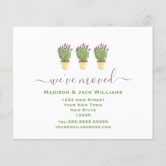 Papier Budget Nous avons proposé | Nouvelle adresse | Nou (Devant)