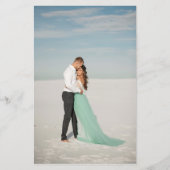 Papier Budget Nous faisons Photo Calligraphie Mariage TAI (Dos)