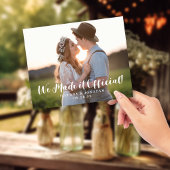 Papier BUDGET Nous l'avons fait Faire-part officielle de