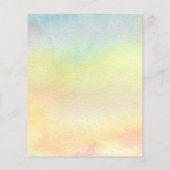 Papier Budget Nous Pouvons Attendre L'Invitation Du Baby  (Dos)