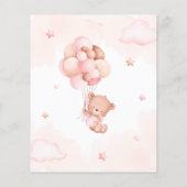 Papier Budget Nous Pouvons Attendre L'Invitation Du Baby  (Dos)