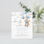 Papier Budget Nous pouvons attendre l'ours Baby shower In (Debout devant)