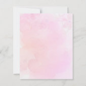 Papier Budget Nous pouvons attendre Pink Baby shower Invi (Dos)