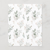 Papier Budget Nous Pouvons Attendre Teddy Bear Baby showe (Dos)