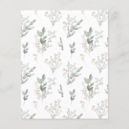 Papier Budget Nous Pouvons Attendre Teddy Bear Baby showe (Dos)