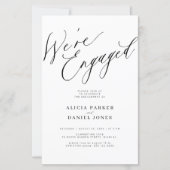 Papier Budget Nous sommes engagés dans l'invitation d'une (Devant)