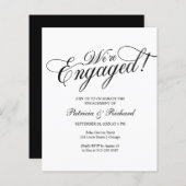 Papier Budget Nous sommes engagés Engagement Party Invita (Devant / Derrière)