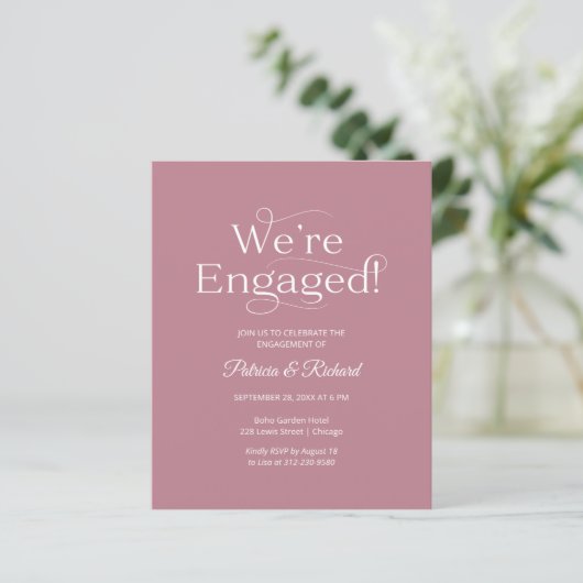 Papier Budget Nous sommes engagés Engagement Party Invita (Debout devant)