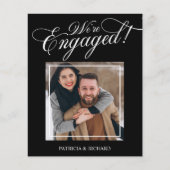Papier Budget Nous sommes engagés Fiançailles photo Faire (Devant)