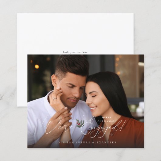 Papier Budget Nous sommes engagés Photo E Holly Berry Hol (Devant / Derrière)