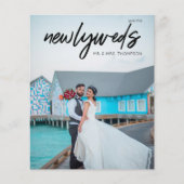 Papier Budget Nouveaux mariés 3 B Photo Post Mariage Réce (Devant)
