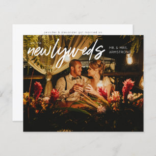 Papier Budget Nouveaux mariés HW 1 Photo Post Mariage Réc