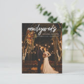 Papier Budget Nouveaux mariés W 1 Photo Post Réception de (Debout devant)