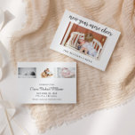 Papier Budget Nouvel An Faire-part de naissance bébé<br><div class="desc">Annoncez l'arrivée du plus récent ajout à votre famille avec ce doux faire-part de naissance de nouvelles années. Personnalisez avec 1 photo sur le devant et 3 photos sur le dos avec toutes les informations sur votre état de naissance.</div>