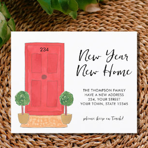 Papier Budget Nouvel An Nouvelle Maison Porte Déménagemen