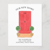 Papier Budget Nouvelle adresse Faire-part de déplacement  (Devant)