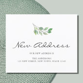 Papier Budget Nouvelle adresse Faire-part de déplacement