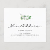 Papier Budget Nouvelle adresse Faire-part de déplacement (Devant)