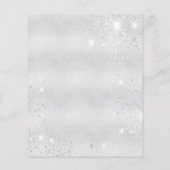 Papier Budget nouvelle adresse maison argent annonce flor (Dos)