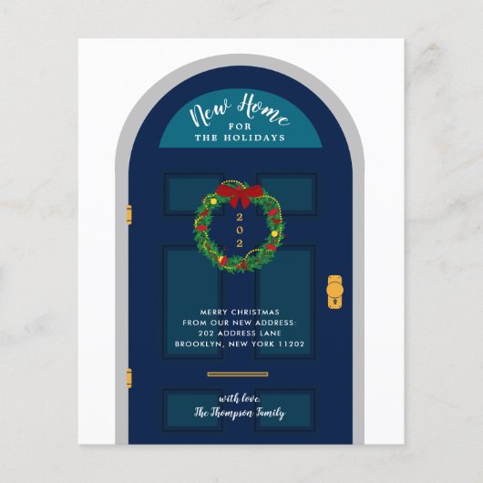 Papier BUDGET Nouvelle maison pour les vacances Porte ble (Devant)