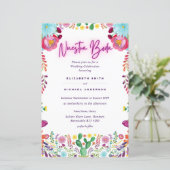 Papier BUDGET Nuestra Boda Fleurs Mariage Inviter A9 (Debout devant)