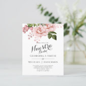 Papier BUDGET Nuestra Boda Invitacion - Roses Roses Roses (Debout devant)