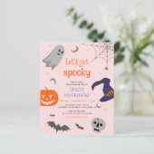 Papier Budget Obtenons Éffrayant Halloween mignon anniver (Debout devant)