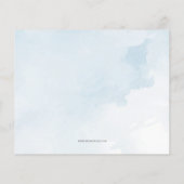 Papier Budget Oh Baby Blue Gold Boho Baby shower garçon (Dos)